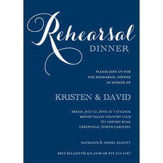 Rehearsal Dinner Invitations