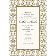 Cinder Gold Invitations