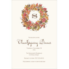 Rustic Wreath Invitations