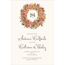 Rustic Wreath Invitations