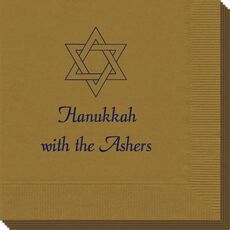 Interlocking Star of David Napkins