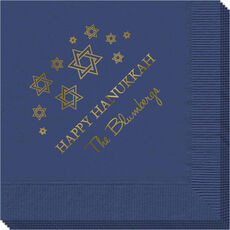 Modern Jewish Star Galaxy Napkins