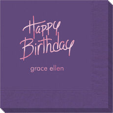 Fun Happy Birthday Napkins