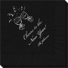 Toasting Wine Glasses Napkins