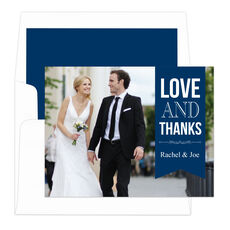 Wedding Thank You Cards Personalized Wedding Thank You Cards The
