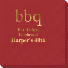 Big Word BBQ Napkins
