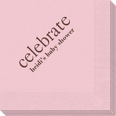Big Word Celebrate Napkins