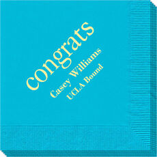 Big Word Congrats Napkins