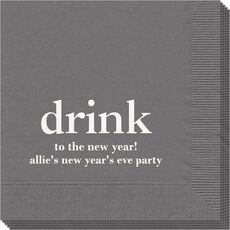 Big Word Drink Napkins