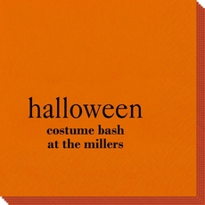 Big Word Halloween Napkins
