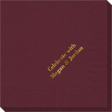 Basic Text of Your Choice Napkins