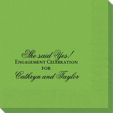 Basic Text of Your Choice Napkins