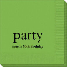 Big Word Party Napkins