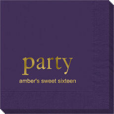 Big Word Party Napkins