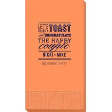Let's Raise a Toast Guest Towels
