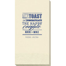 Let's Raise a Toast Guest Towels
