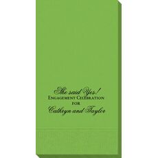 Basic Text of Your Choice Guest Towels