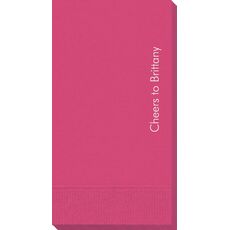 Basic Text of Your Choice Guest Towels