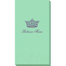 Delicate Princess Crown Guest Towels