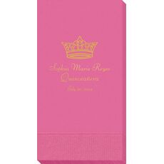 Delicate Princess Crown Guest Towels
