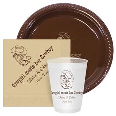 Western Boots & Cowboy Hat