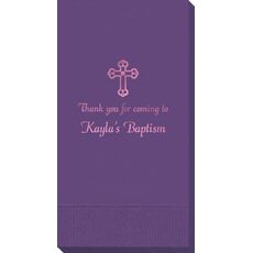 Ornate Cross Guest Towels