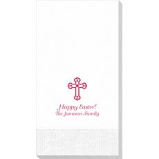 Ornate Cross Guest Towels