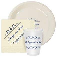 Royal Flourish Framed Names