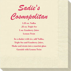 A Lot of Text Napkins