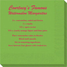 A Lot of Text Napkins