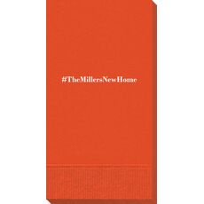 Create Your Hashtag Guest Towels