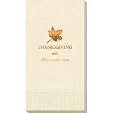 Little Autumn Leaf Guest Towels
