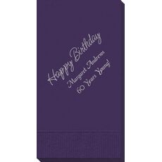 Perfect Happy Birthday Guest Towels