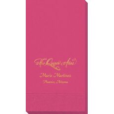 Elegant Mis Quince Años Guest Towels