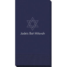 Interlocking Star of David Guest Towels