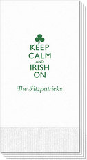 Keep Calm and Irish On Guest Towels