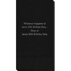 Whatever Happens Party Guest Towels