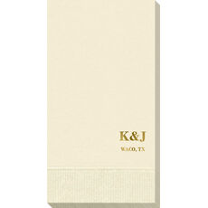 Simple and Sweet Guest Towels