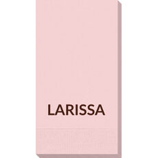 Big Bold Name Guest Towels