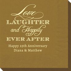Love Laughter Ever After Napkins