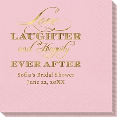 Love Laughter Ever After Napkins