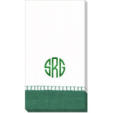 Emerald Design Your Own Caspari Linen Like Guest Towels
