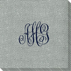 Charcoal Flax Design Your Own Caspari Paper Linen Like Napkins