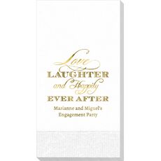 Love Laughter Ever After Guest Towels