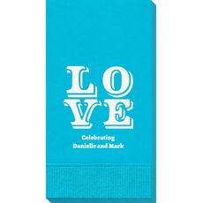 Retro Love Guest Towels