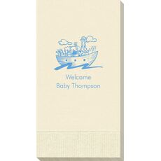 Noah's Ark with Animals Guest Towels