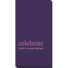 Big Word Celebrate Guest Towels