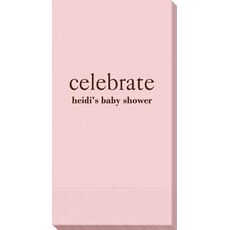 Big Word Celebrate Guest Towels