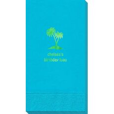 Palm Trees Guest Towels