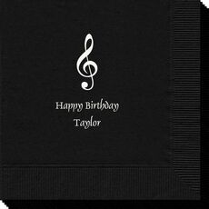 Treble Clef Napkins